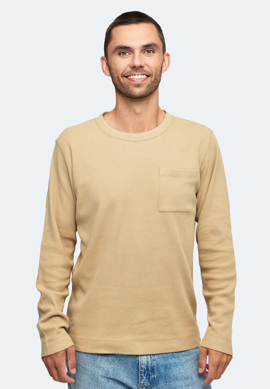 men sweatshirt simon color/655 amande