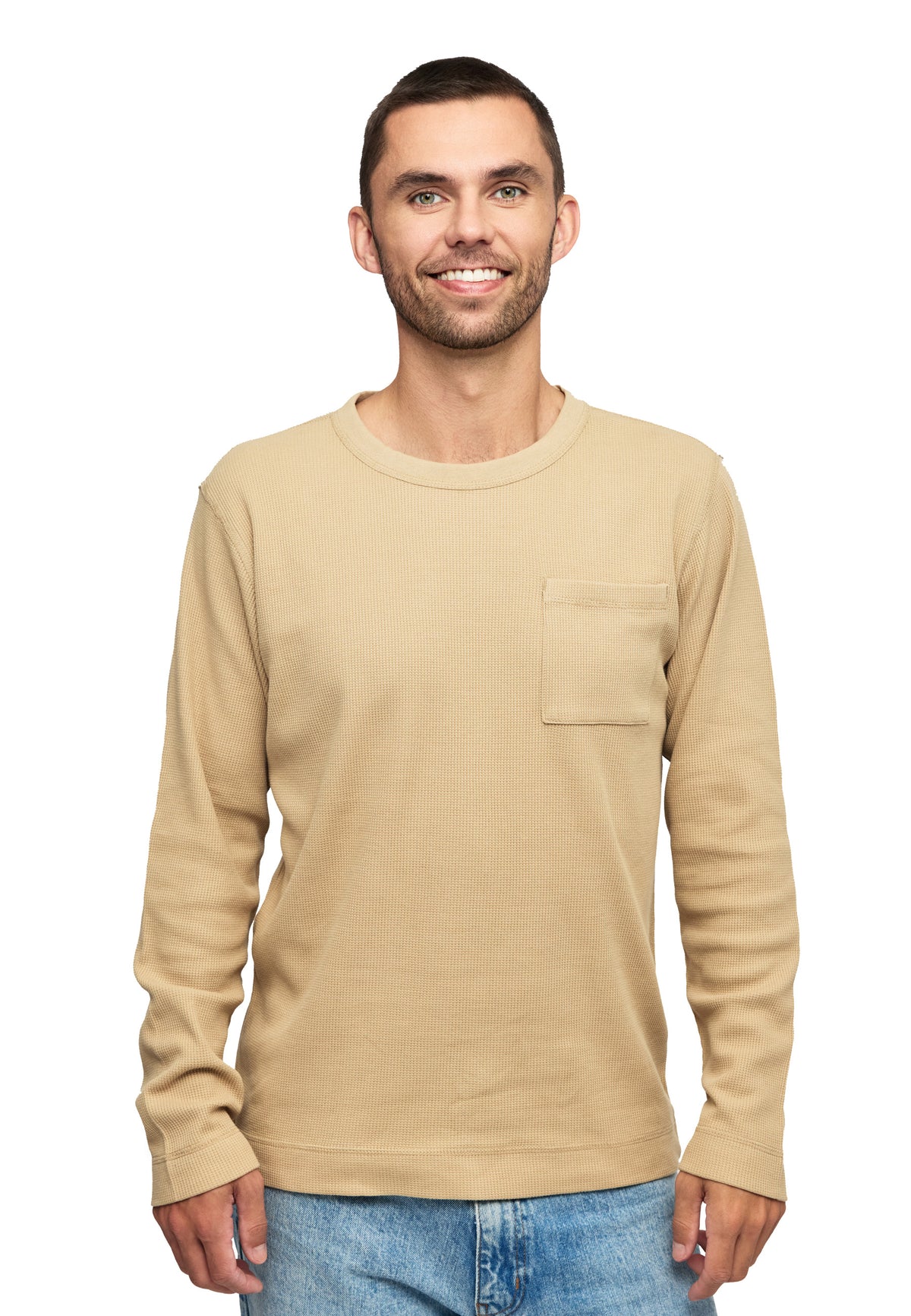 men sweatshirt simon color/655 amande