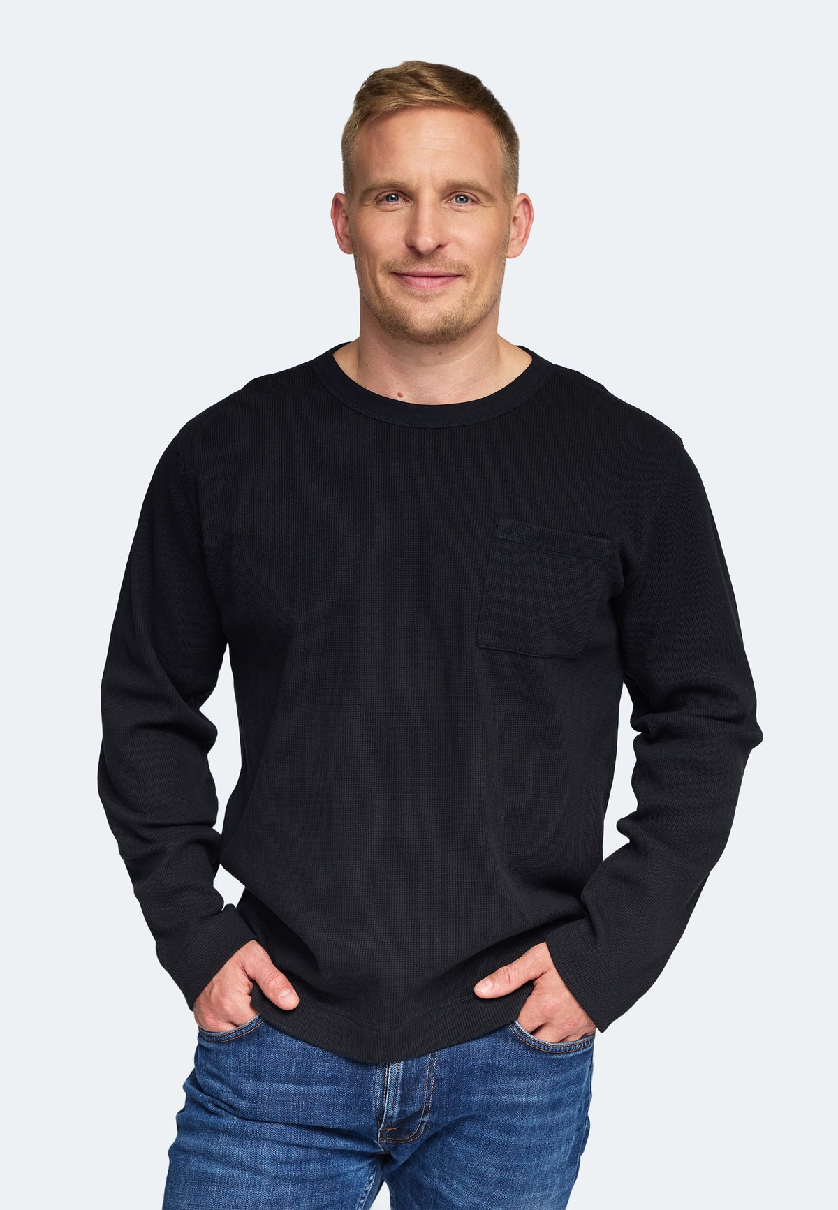 men sweatshirt simon color/40 noir