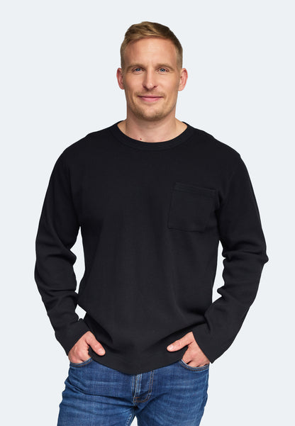 men sweatshirt simon color/40 noir