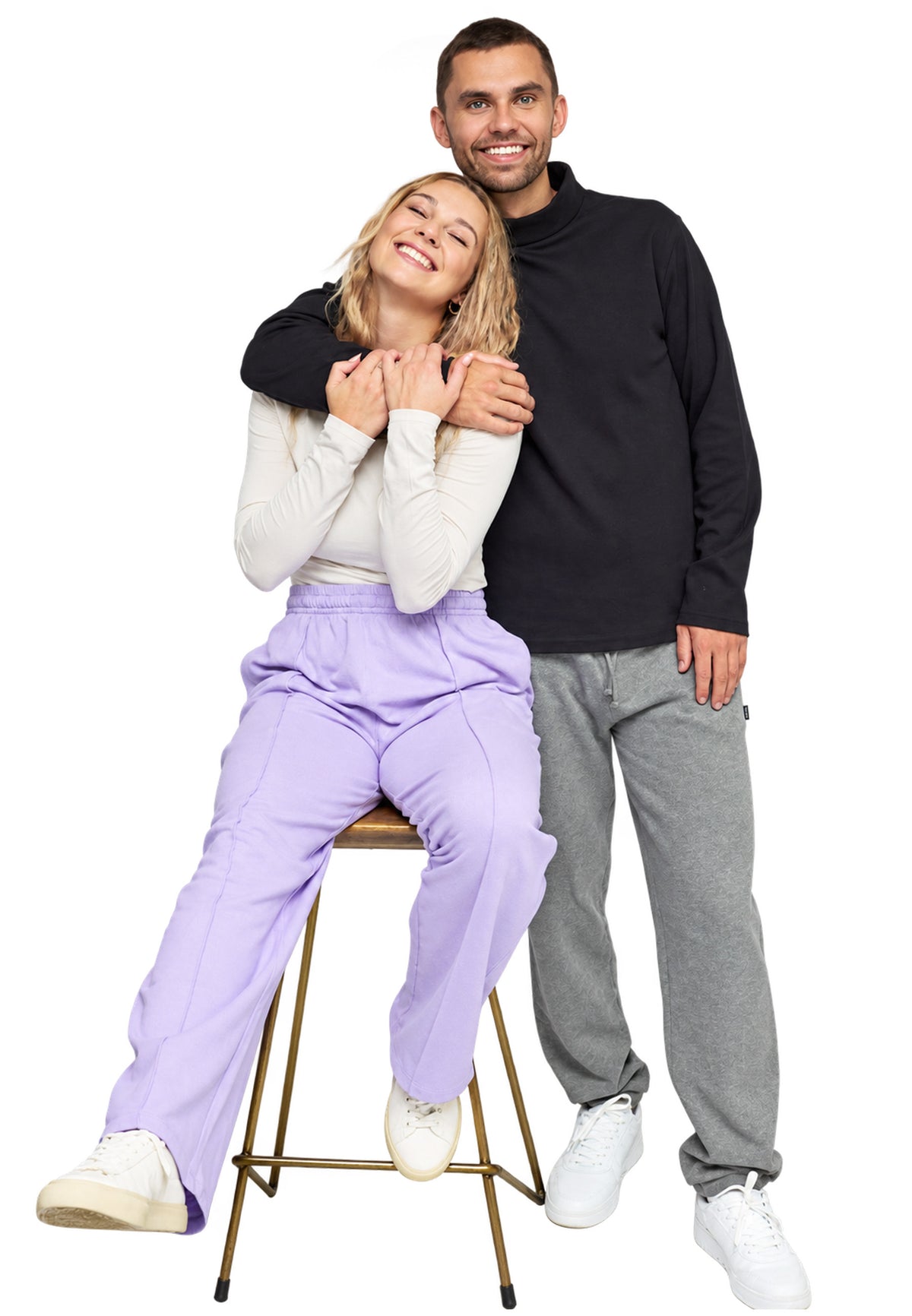 men sweatshirt Steve color/40 noir