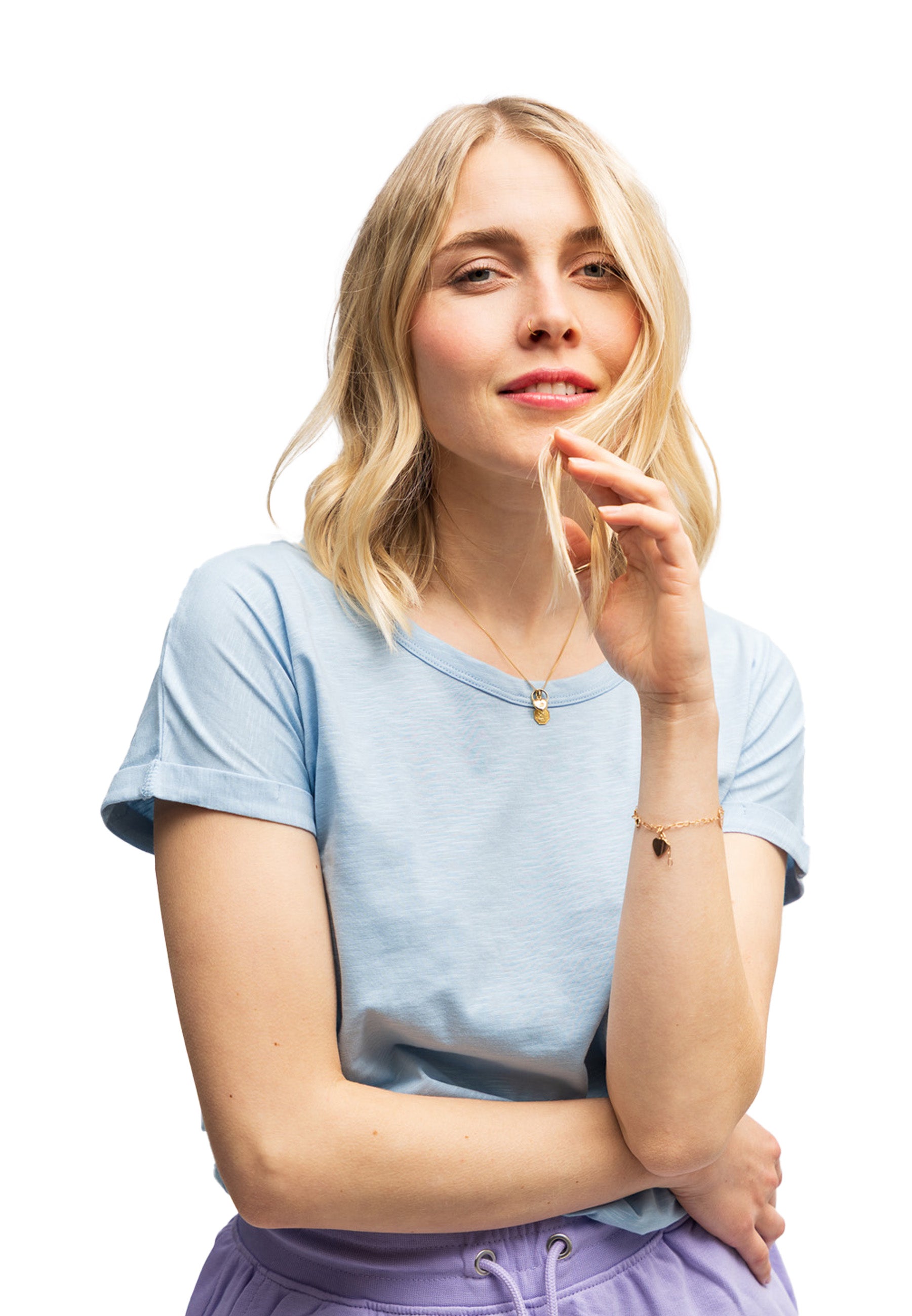 Damen Bio T-Shirt Lady Pink