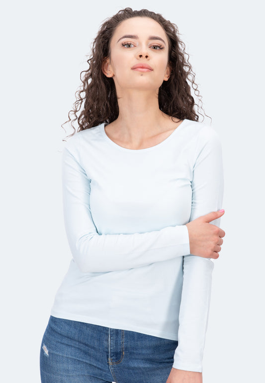 Stretch Langarm-T-Shirt Liliane