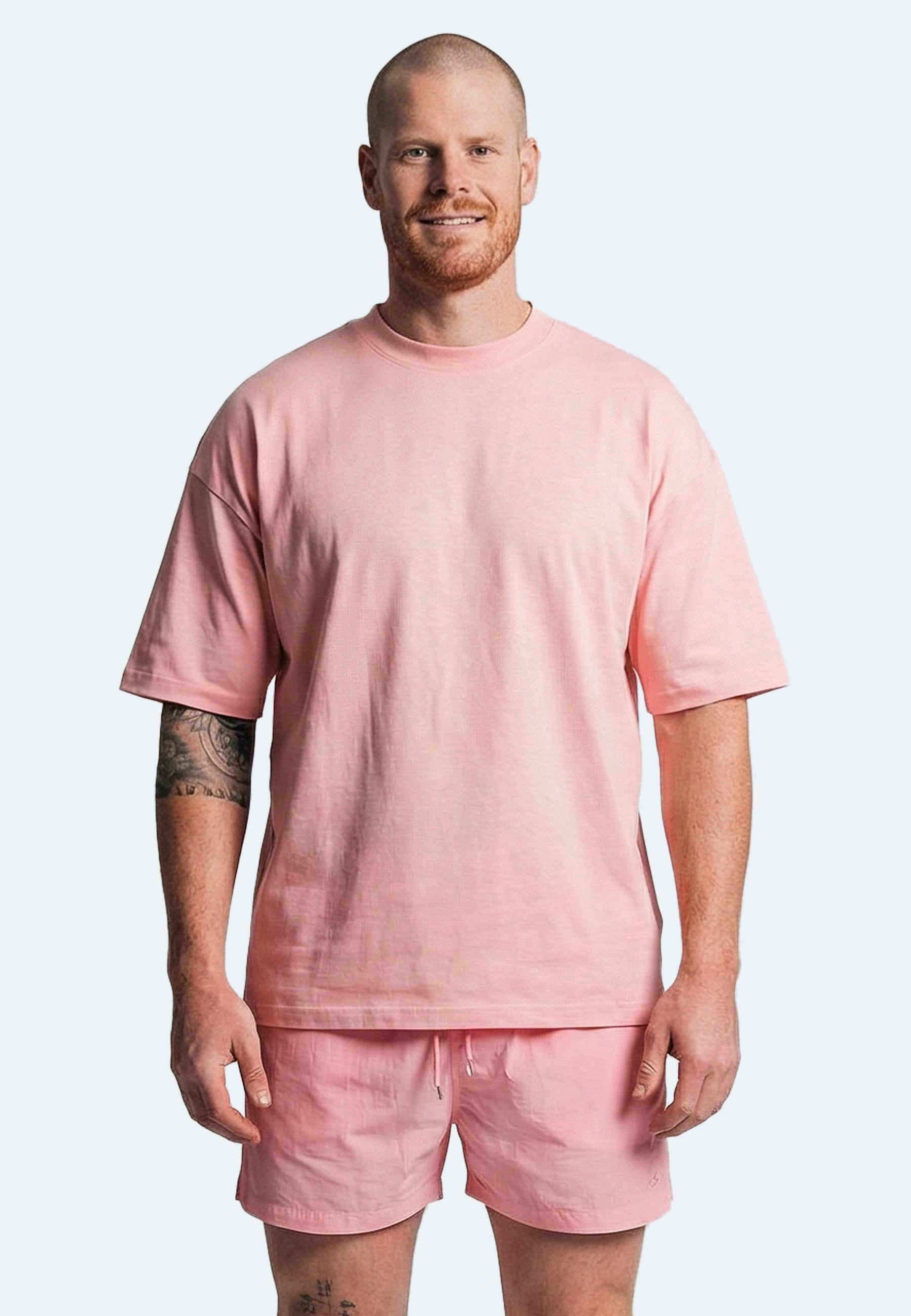 Switcher shirt men's sheck color/704 camellia