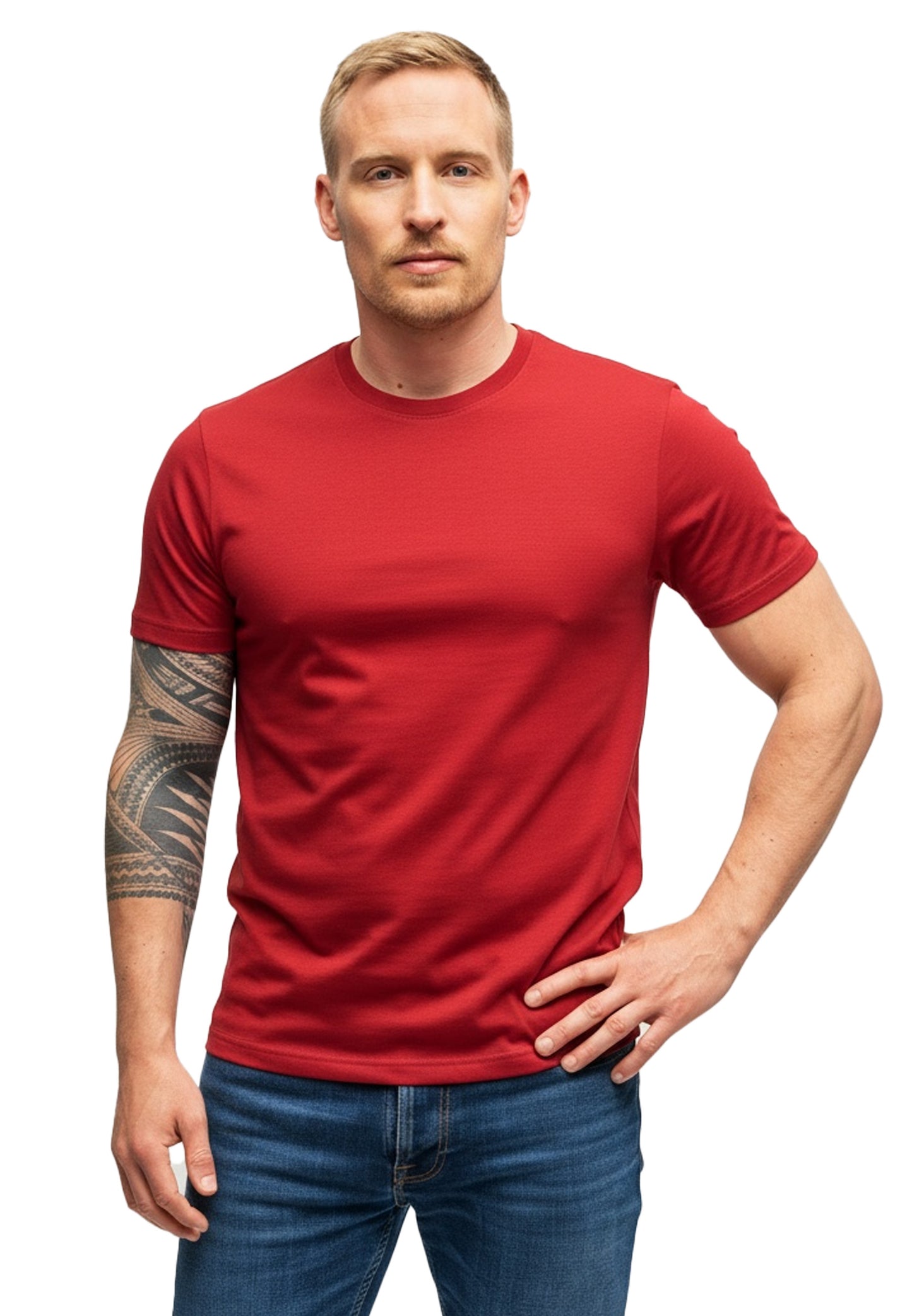 Switcher shirt pablo color/10 rouge
