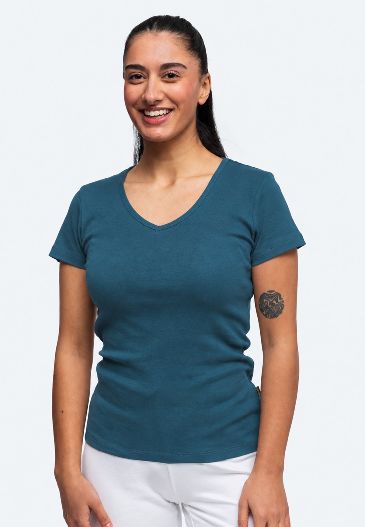 Switcher shirt Lady efia color/245 petrol