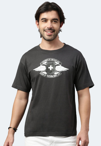 Switcher shirt Highways of Switzerland color/410 Arsenic