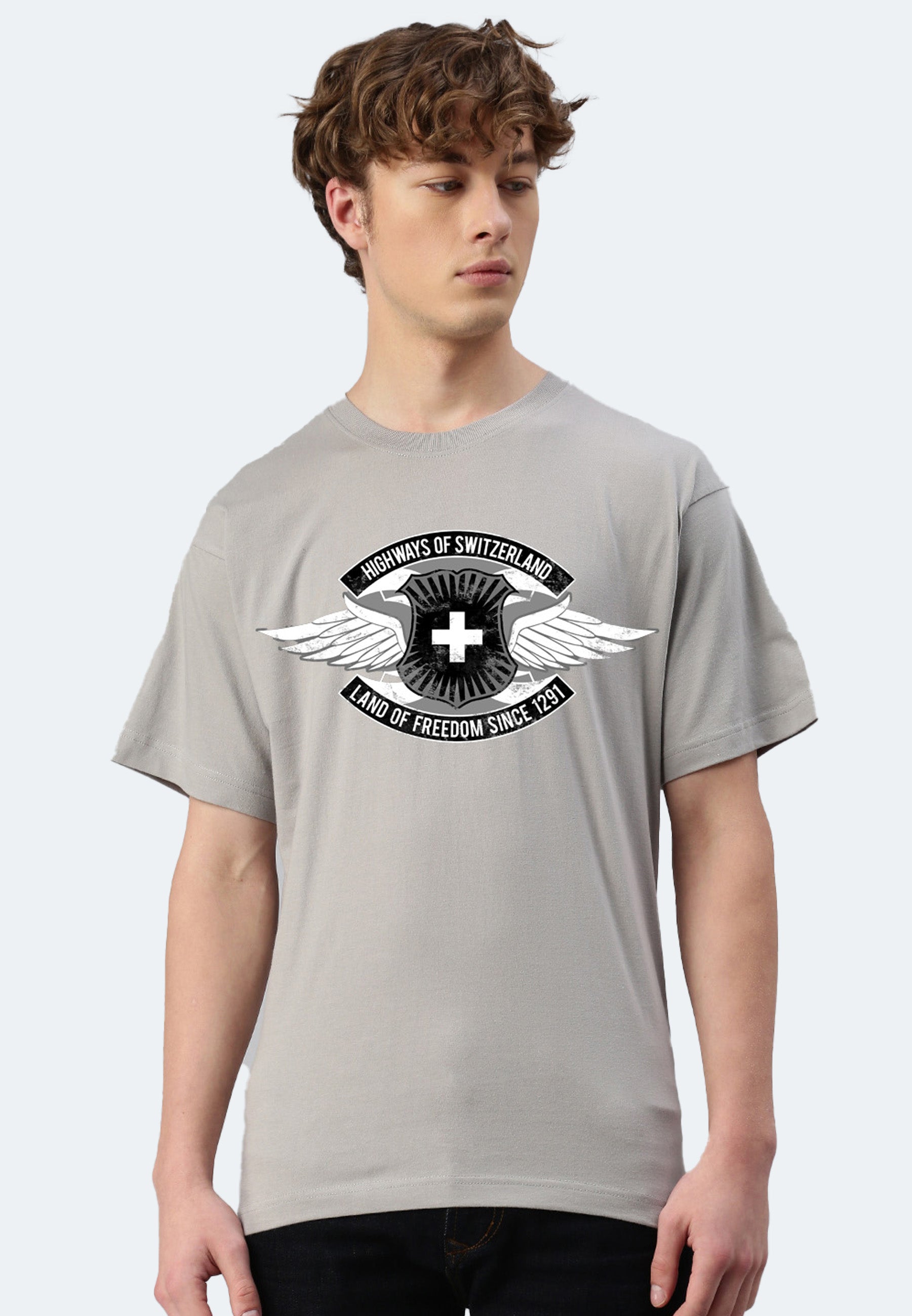 Switcher shirt Highways of Switzerland color/402 gris fonce