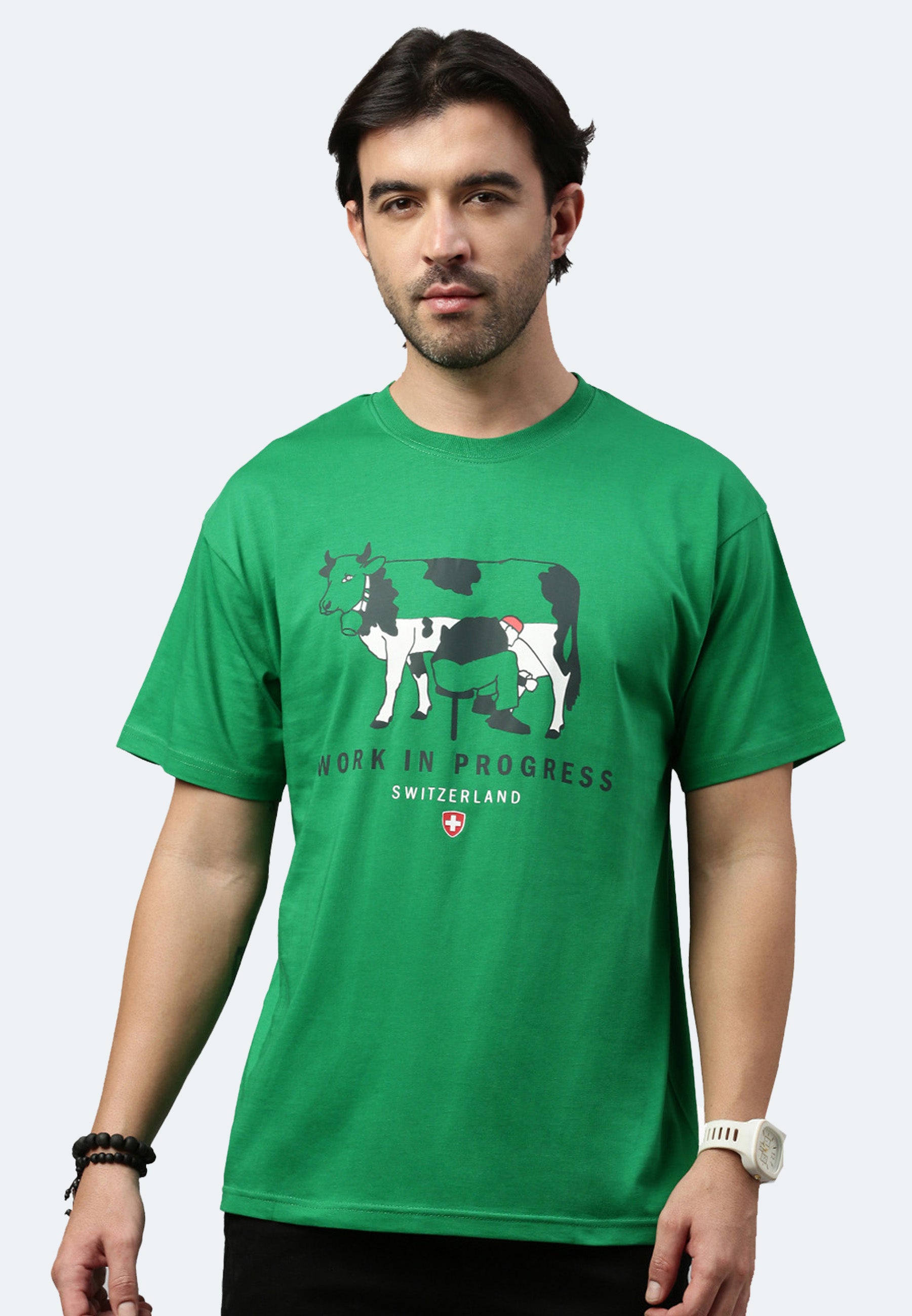 Switcher shirt in progress color/31 green