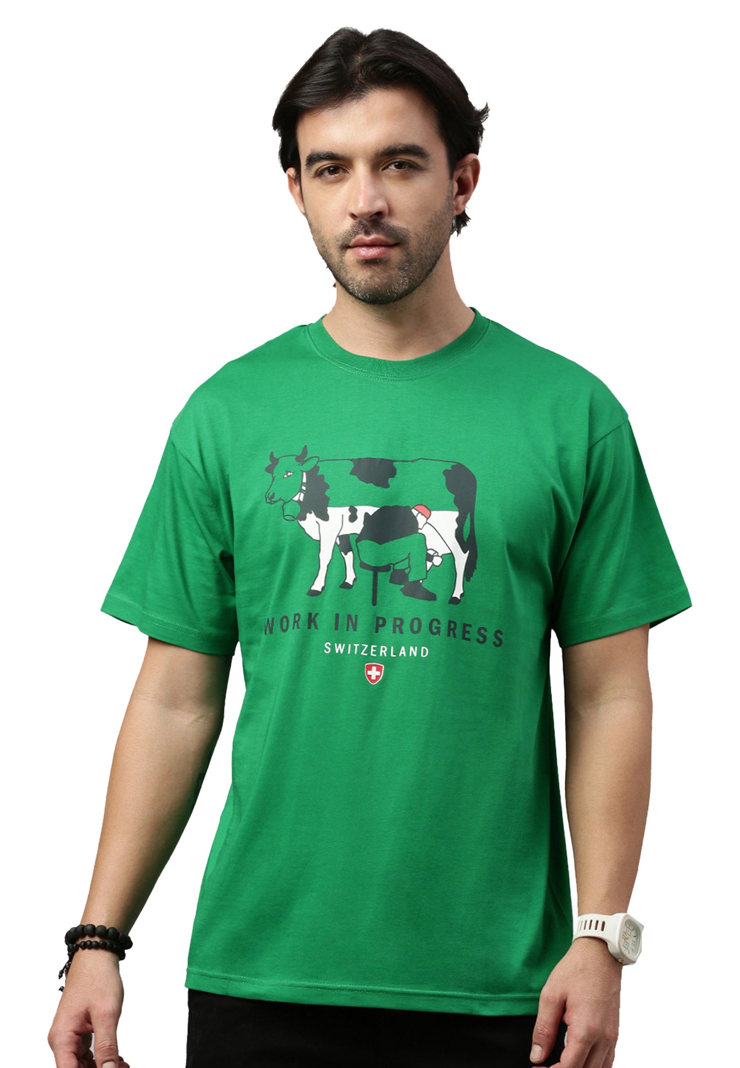 Switcher shirt in progress color/31 green