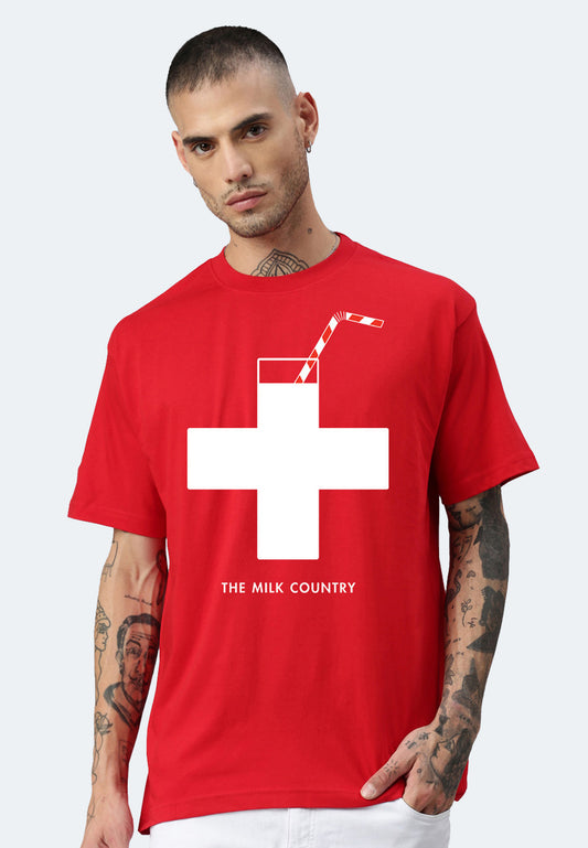 Switcher shirt Milk Country color/10 rouge