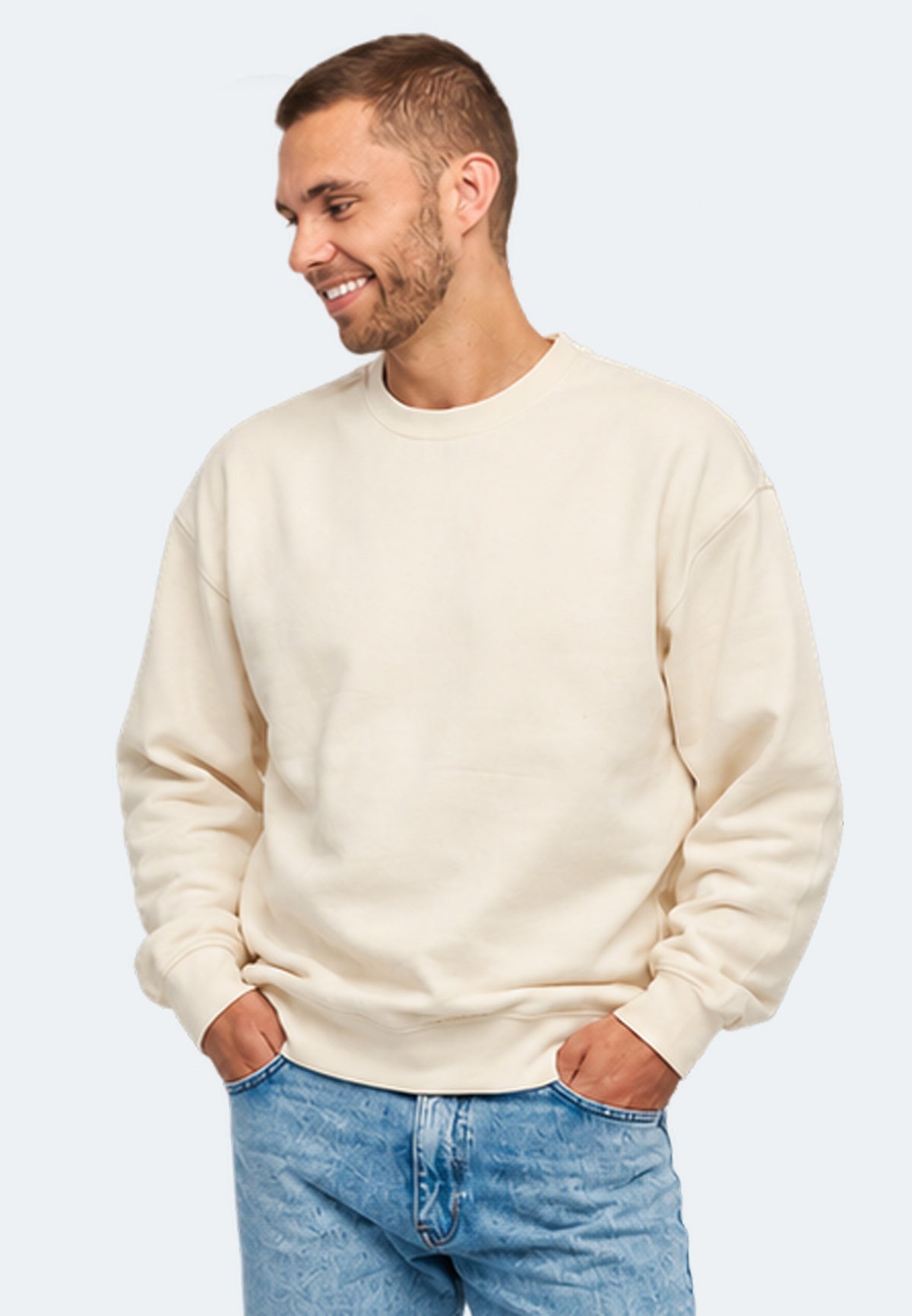 felpa da uomo Bristol colore/603 bianco nuvola