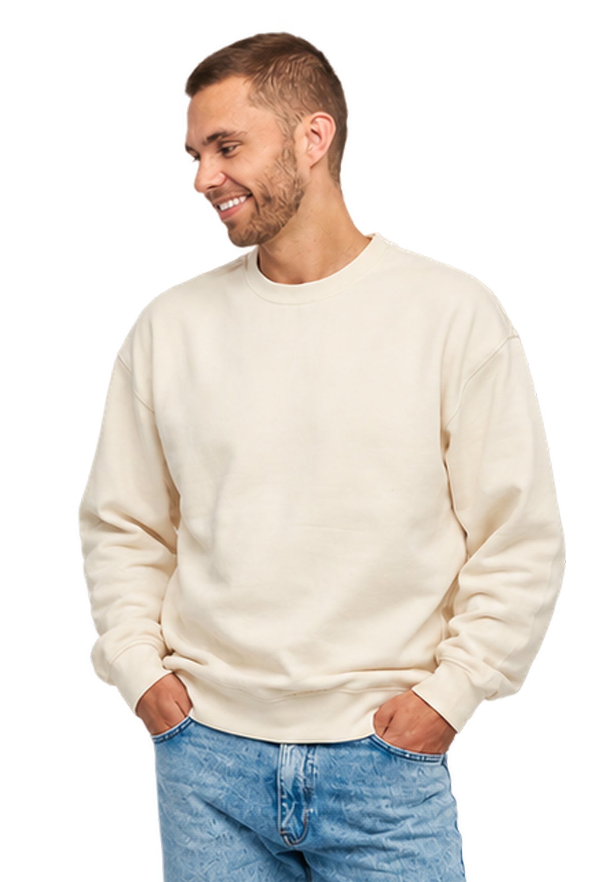 felpa da uomo Bristol colore/603 bianco nuvola