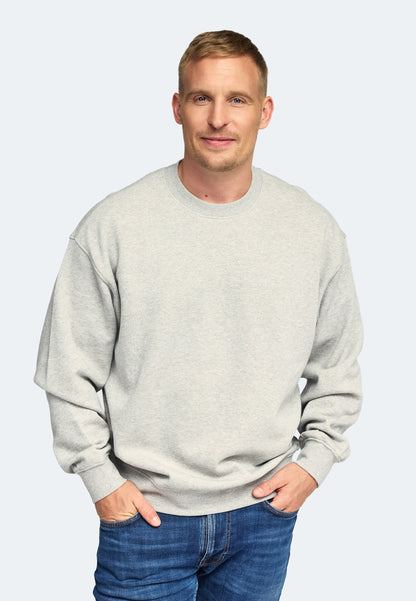 men sweatshirt Bristol color/42 gris chine