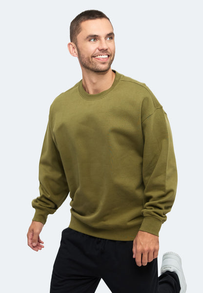 men sweatshirt Bristol color/321 olive