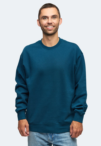 men sweatshirt Bristol color/245 petrol