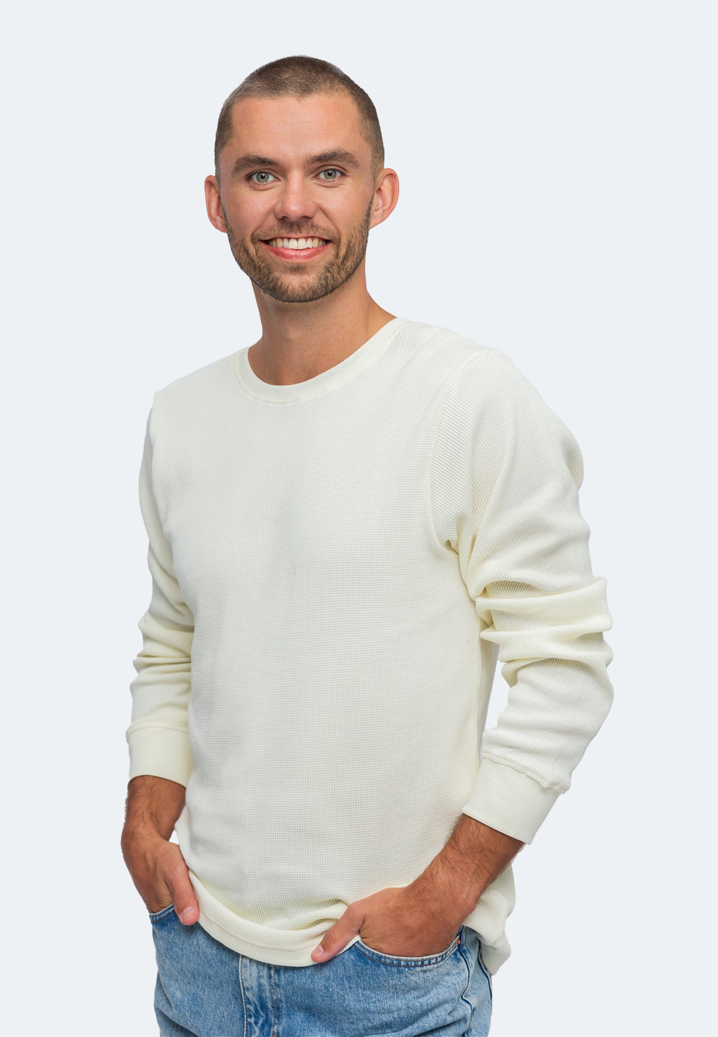 Switcher sweatshirt men's manuel color/601 blanc casse