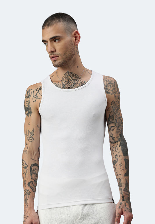 Switcher tank top silvester color/1 blanc