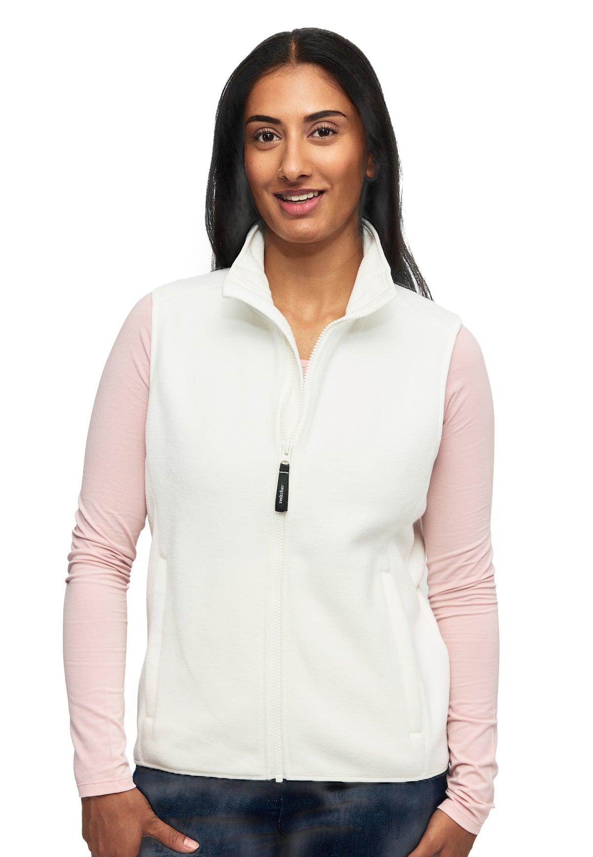 Switcher women's Fleece Vest New Helsinki color/1 blanc