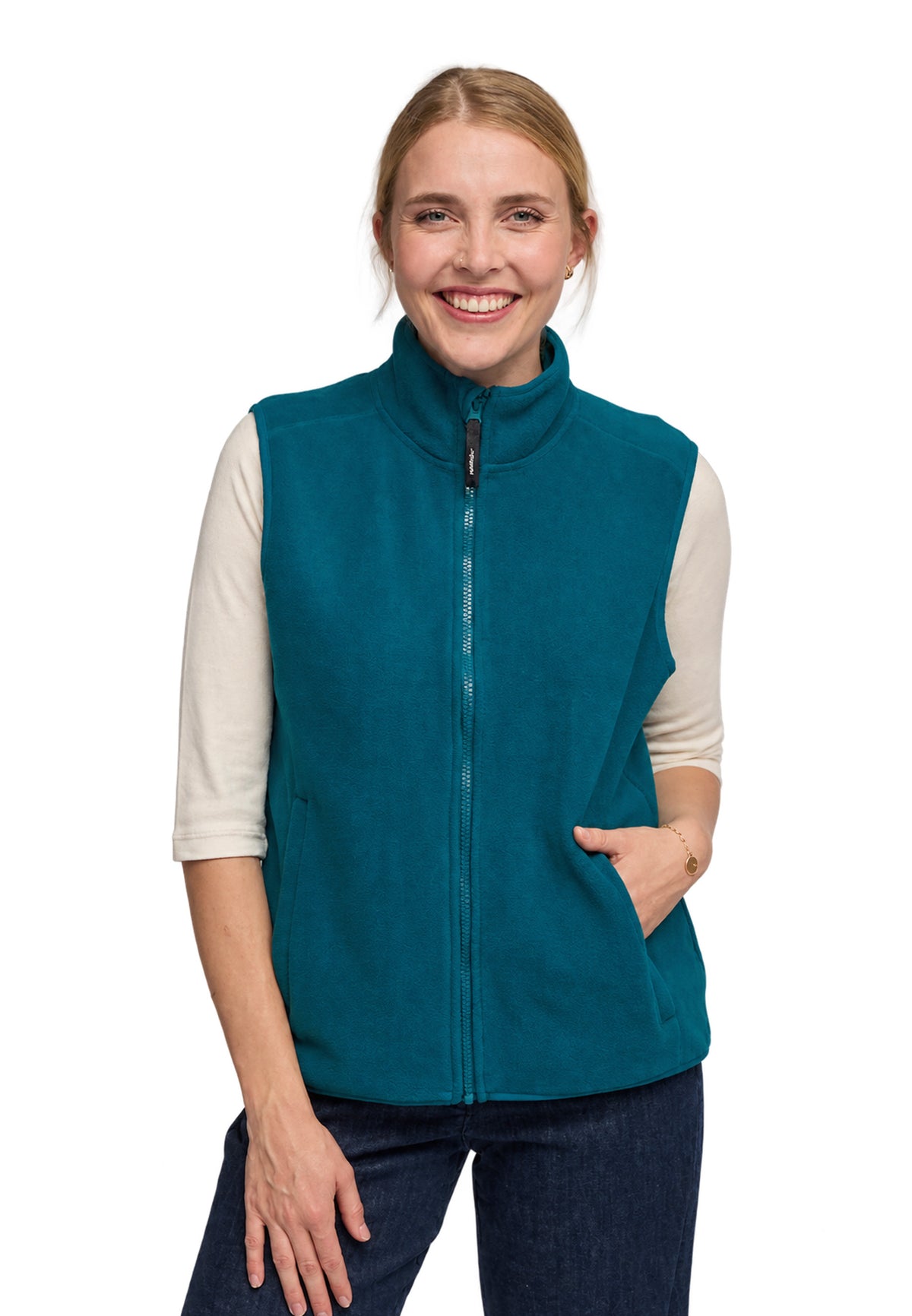 Switcher women's Fleece Vest New Helsinki color/245 petrol