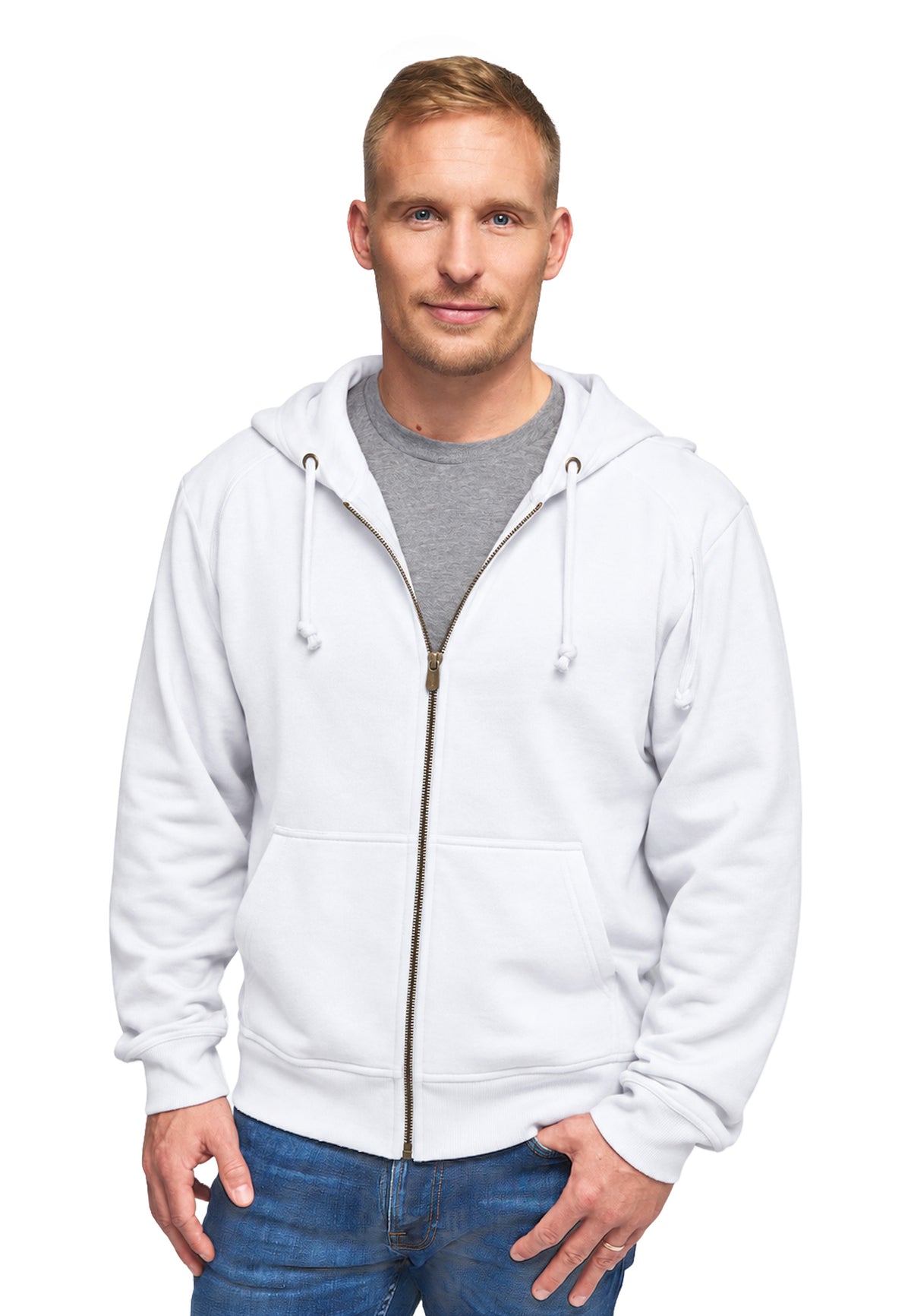 Switcher zip-hoodie uomo miami color/1 blanc