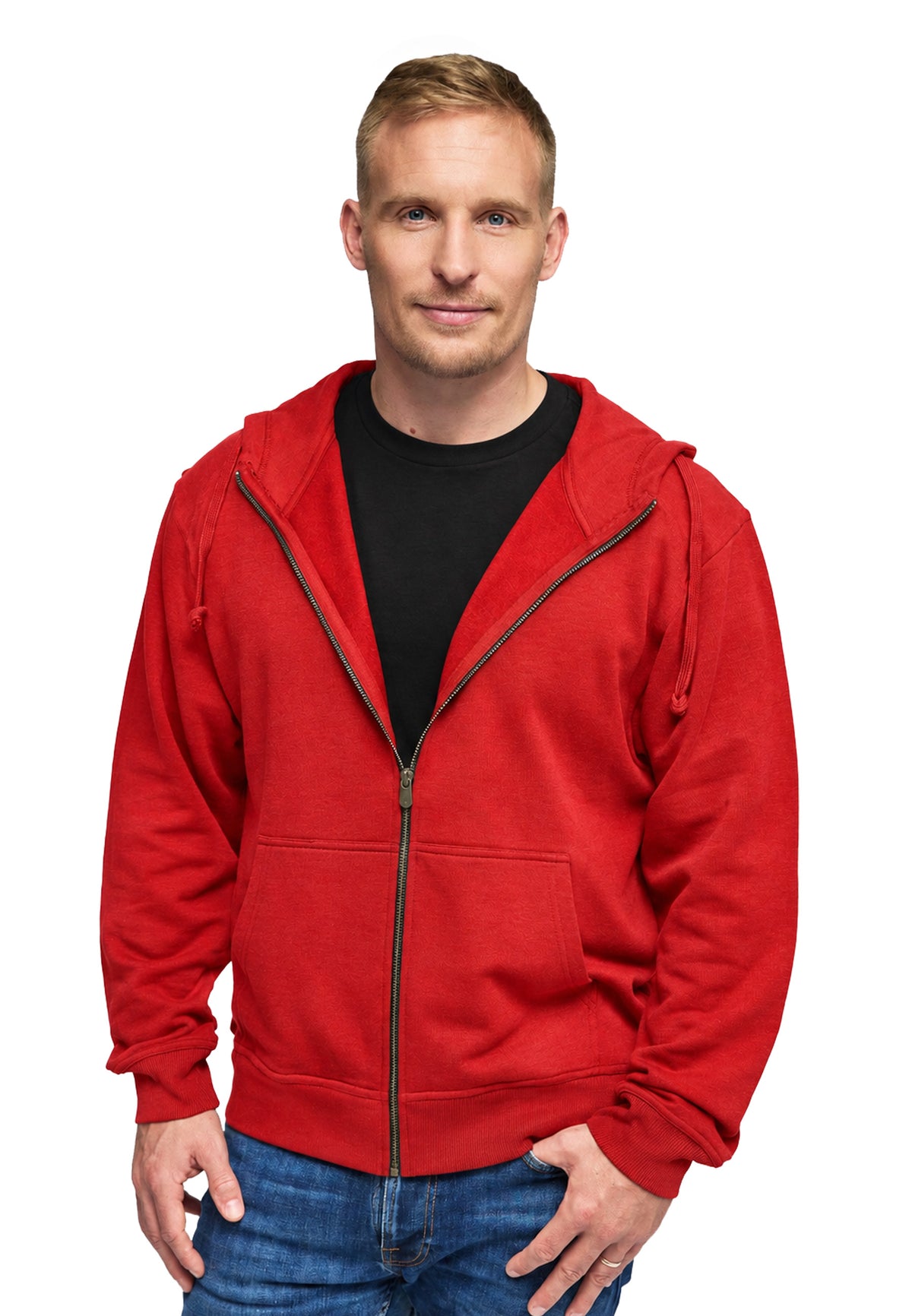 Switcher zip-hoodie uomo miami colour/10 rouge