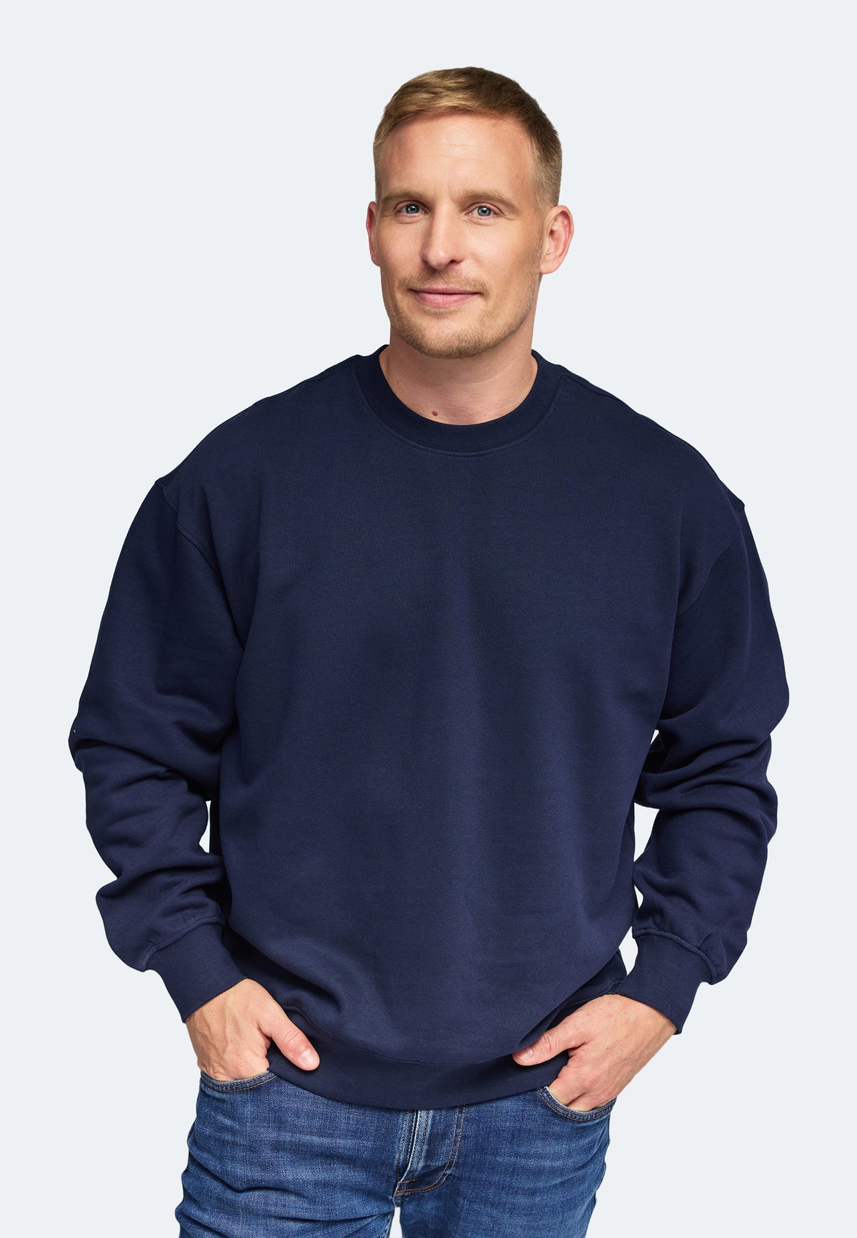 men sweatshirt Bristol color/20 marine