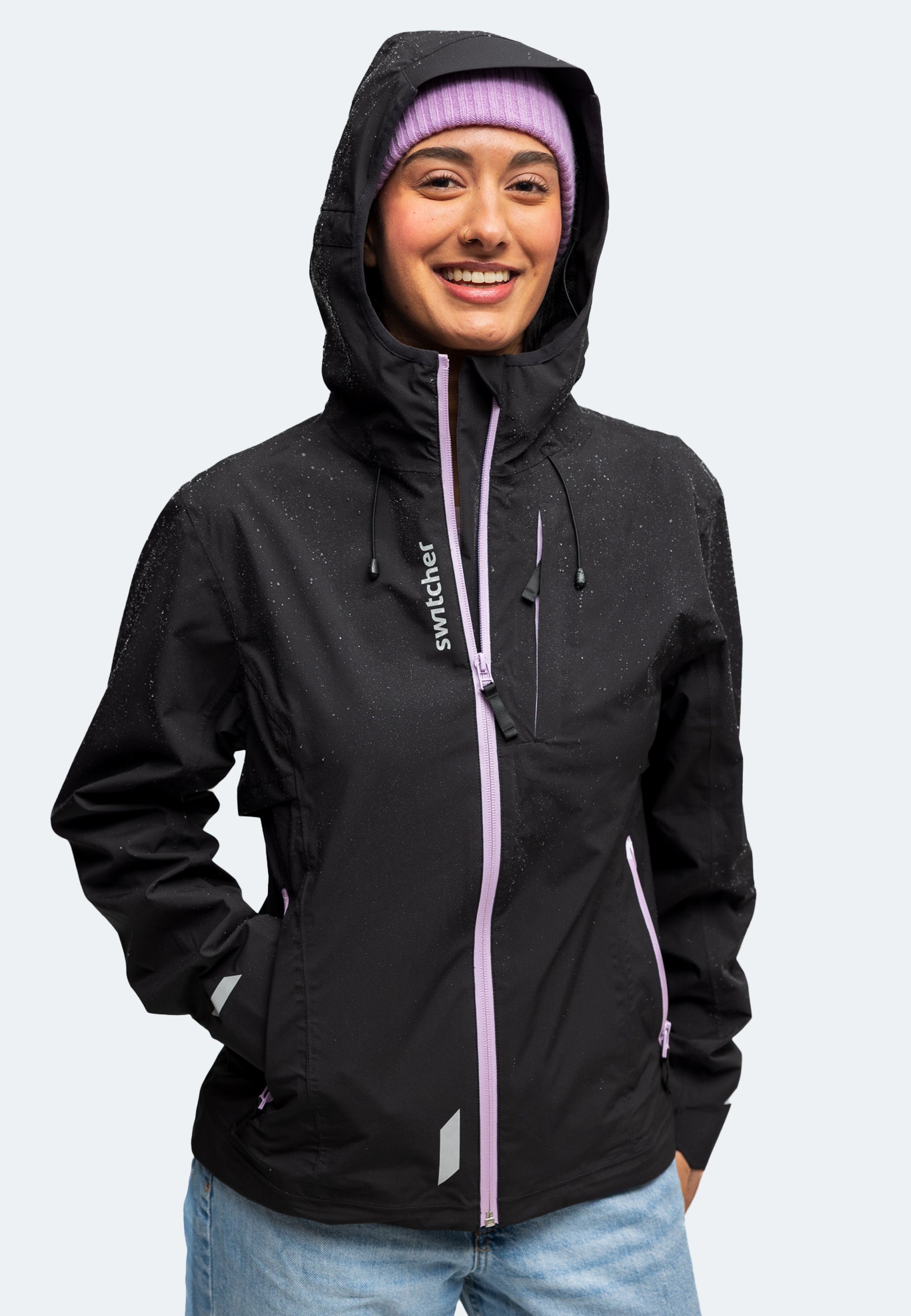 Switcher women hardshell jacket stockhorn color/40 noir