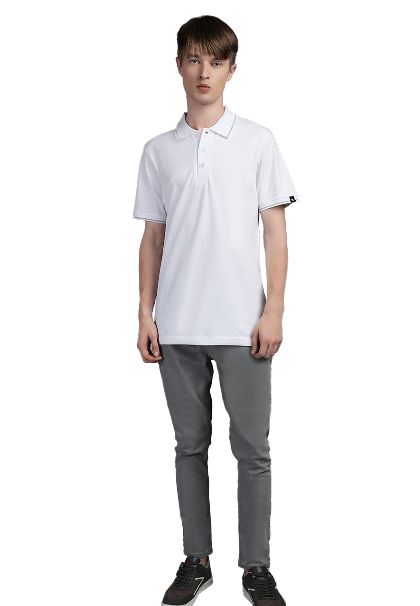 Switcher men's polo ben color/1 blanc