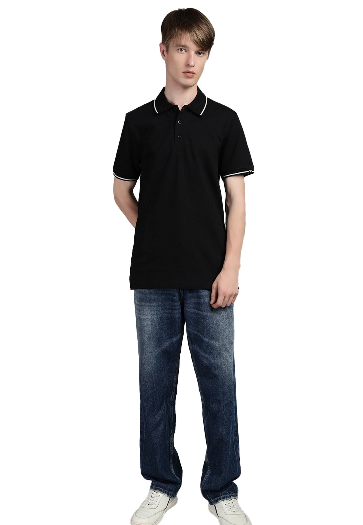 Switcher men's polo ben color/40 noir