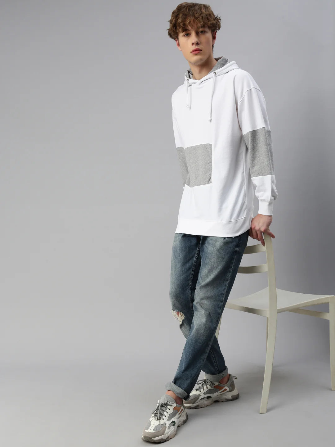 herren-florida-recycled-baumwolle-polyester-hoodie-blanc-lookshot