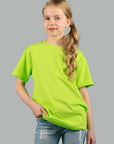 Kinder-T-Shirt Bio GOTS Baolino-limette-switcher