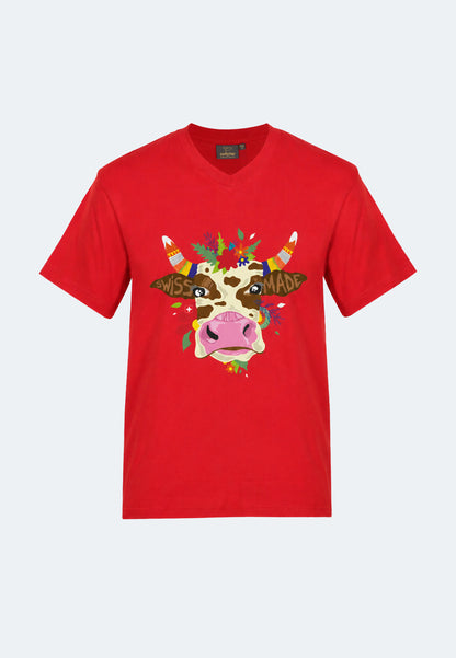 T-shirt Swiss Vision, couleur 10 rouge