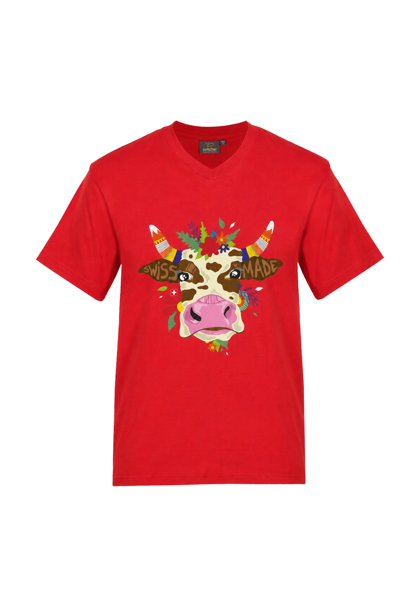 T-shirt Swiss Vision, couleur 10 rouge