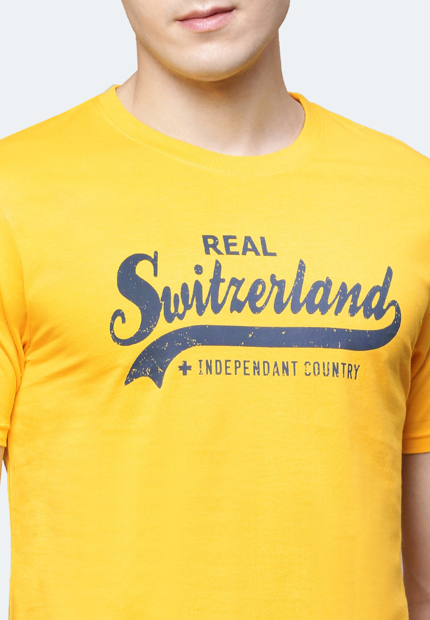Switcher shirt Real Switzerland color/53 jaune