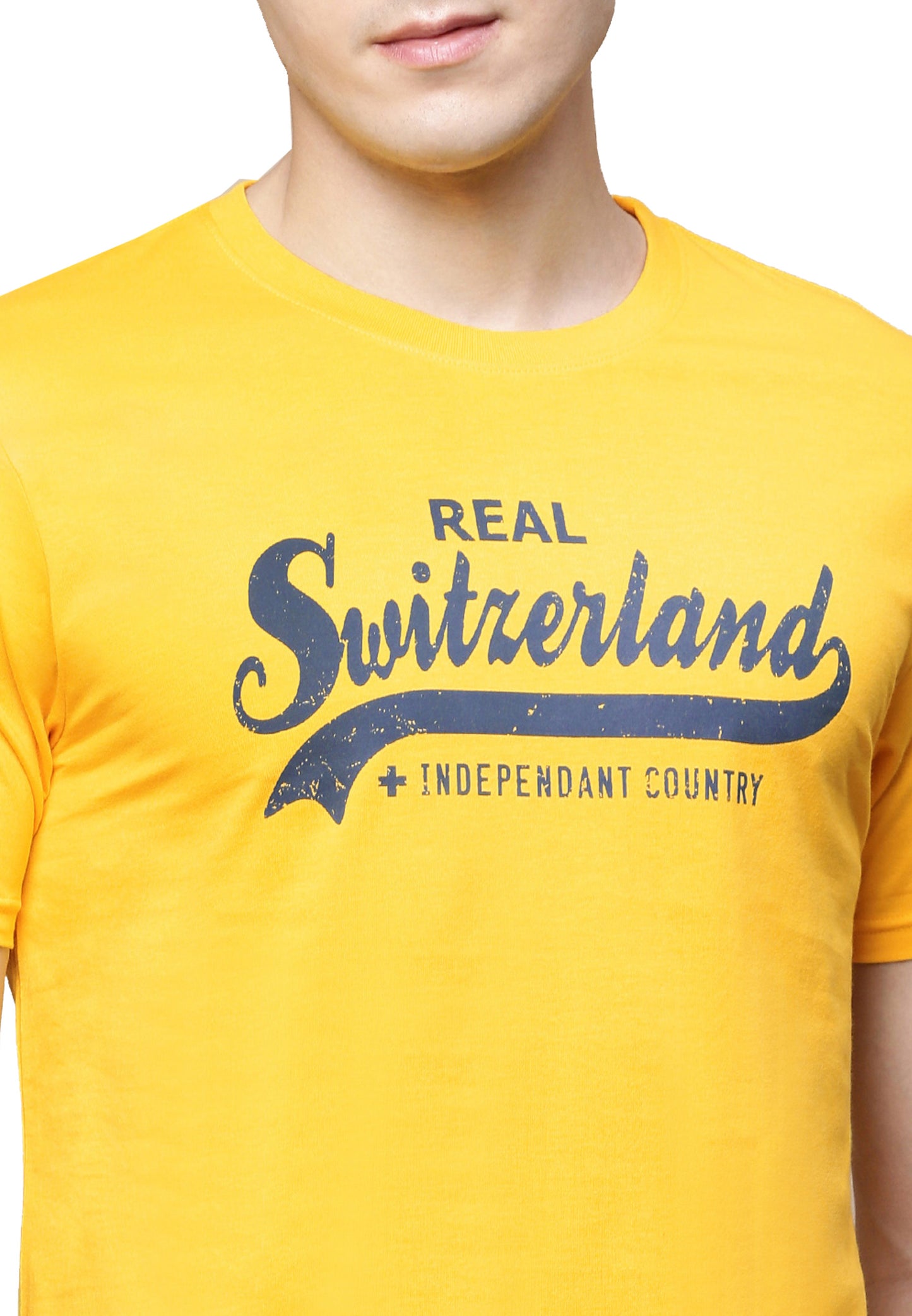 Switcher shirt Real Switzerland color/53 jaune