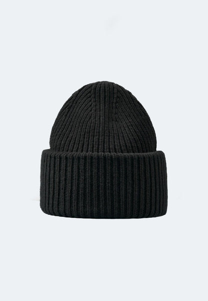 Merino Wolle Beanie mit hohem Umschlag - Malo
