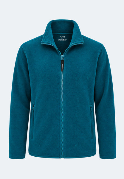 Veste polaire Switcher pour homme, couleur New Vancouver / 245 pétrole