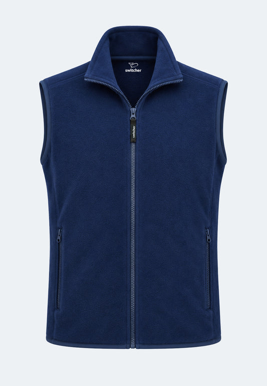 6081 New Cortina  – Men's Fleece Vest Made from Recycled Microfleece