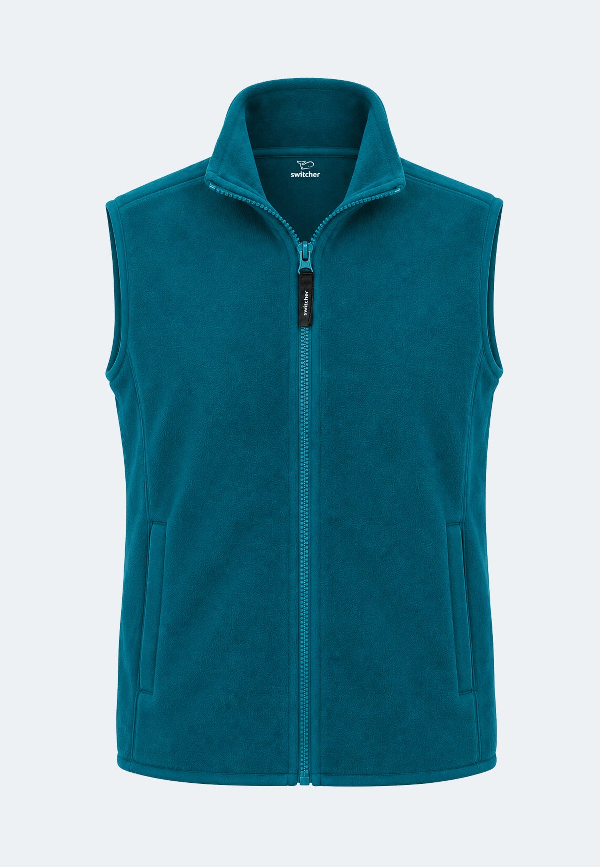 Gilet en polaire Switcher, couleur New Cortina / 245 pétrole