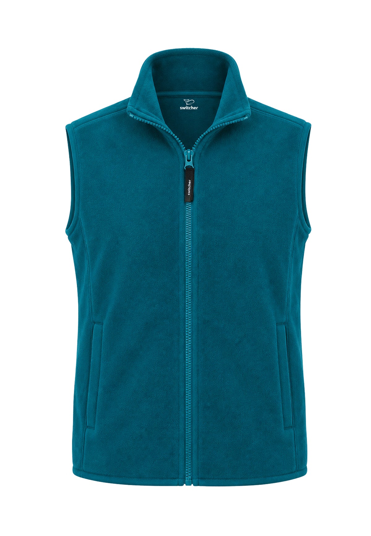 Gilet en polaire Switcher, couleur New Cortina / 245 pétrole