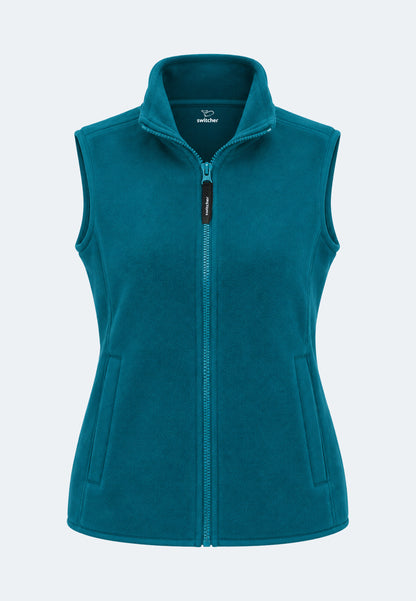 Switcher women's Fleece Vest New Helsinki color/245 petrol