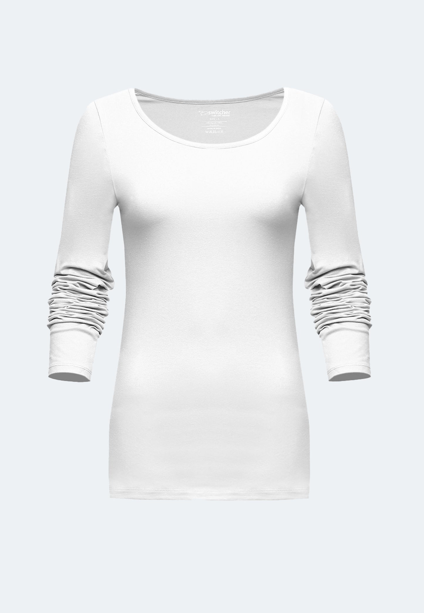 Stretch Langarm-T-Shirt Liliane