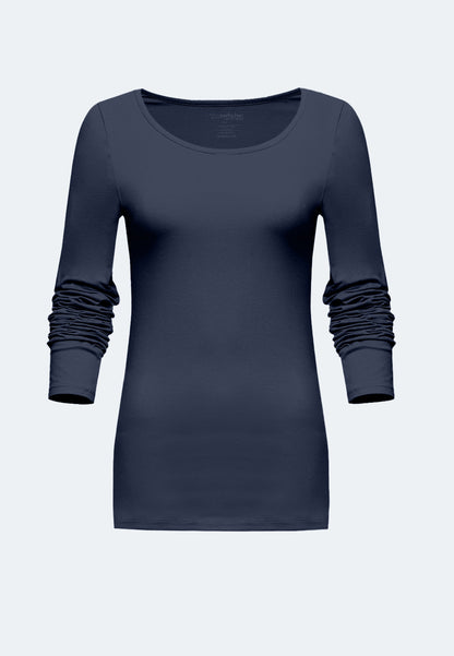 Stretch Langarm-T-Shirt Liliane