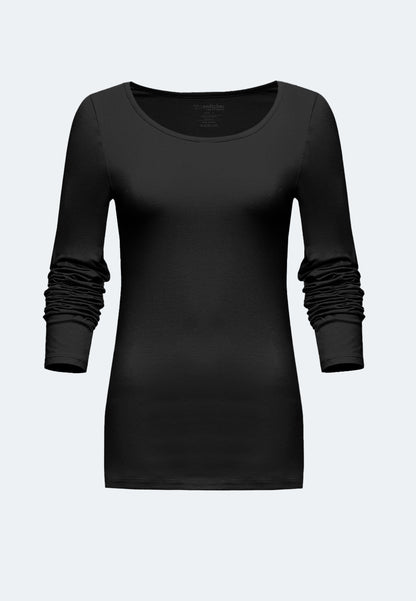 Stretch Langarm-T-Shirt Liliane