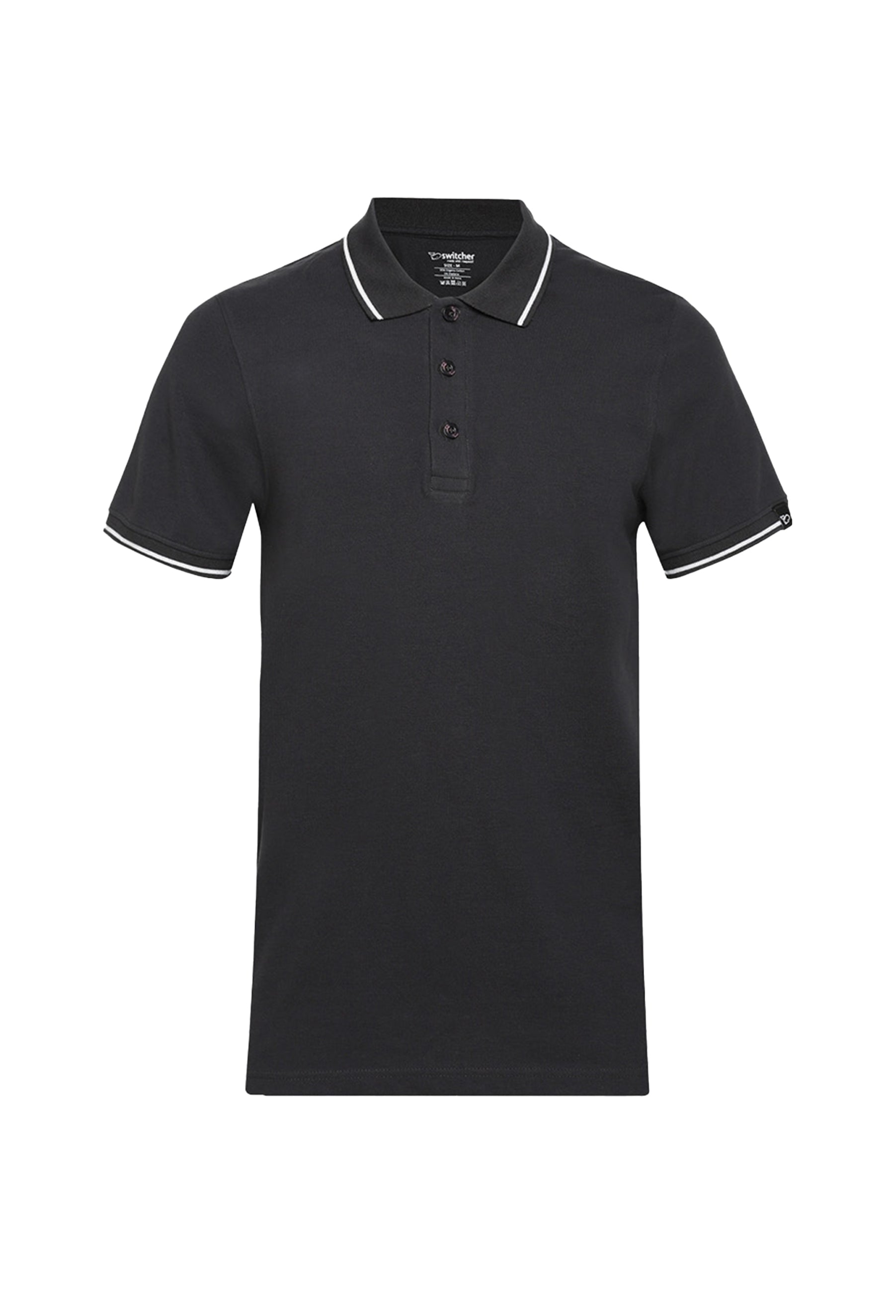 Switcher men&#39;s polo ben color/410 arsenic