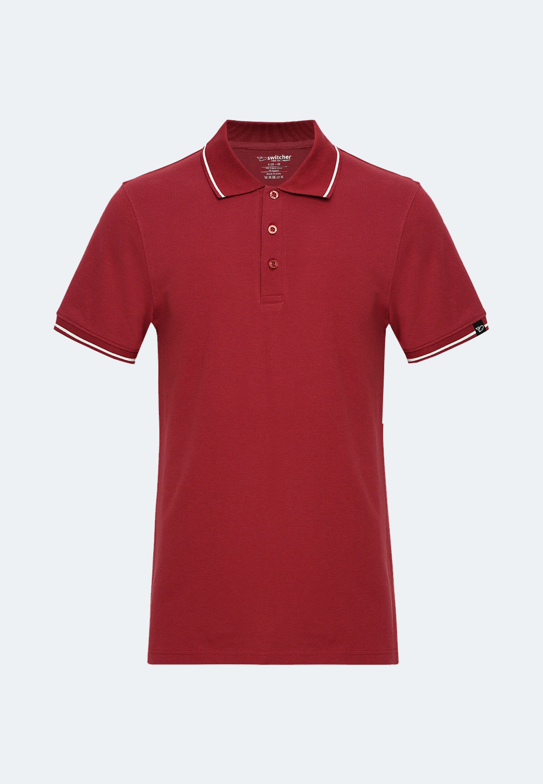 Switcher men's polo ben color/158 burgundy
