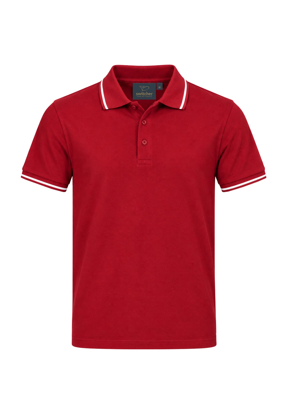 Switcher men's polo ben color/158 burgundy