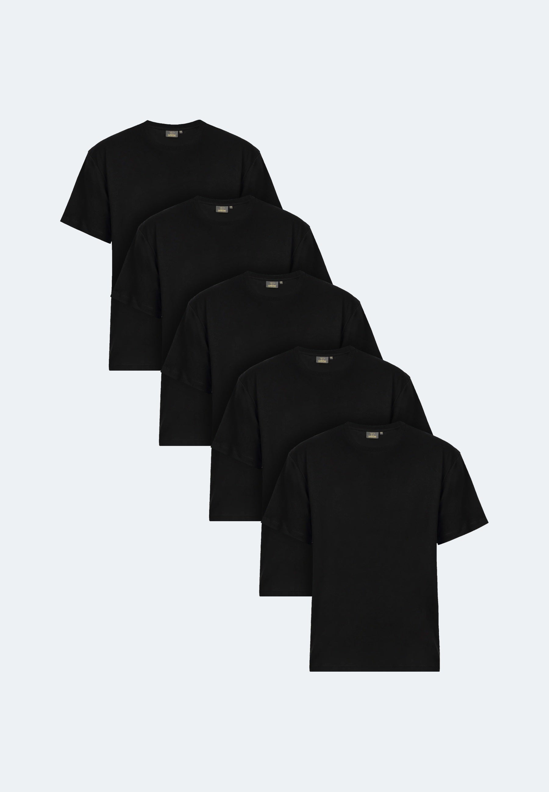 Confezione da 5 magliette Classic Bob Noir