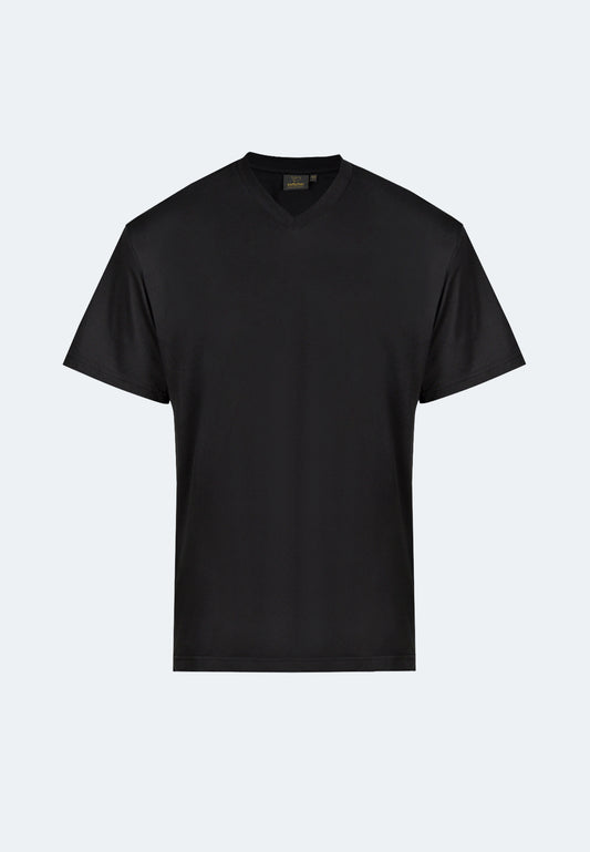 Confezione da 2 magliette oversize con scollo a V Victor Noir